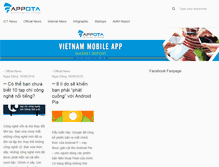 Tablet Screenshot of news.appota.com